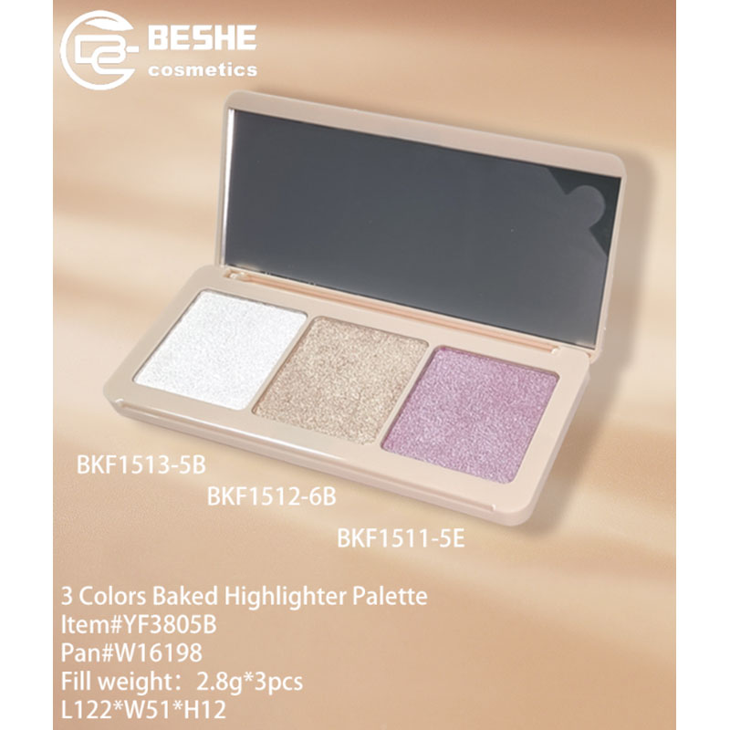 3 Färg Baked Highlighter