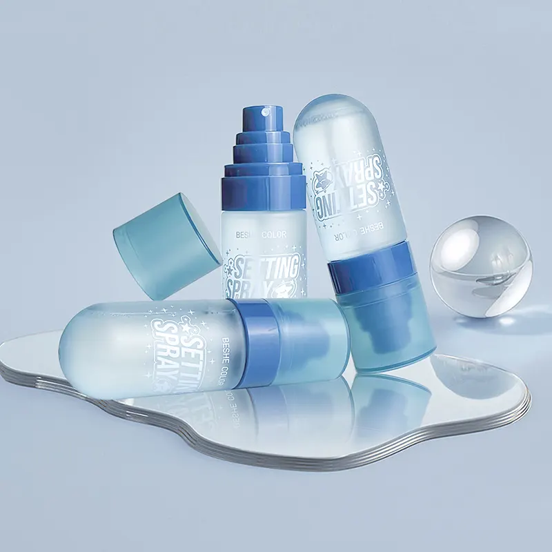 Ljusa sminkinställningsspray